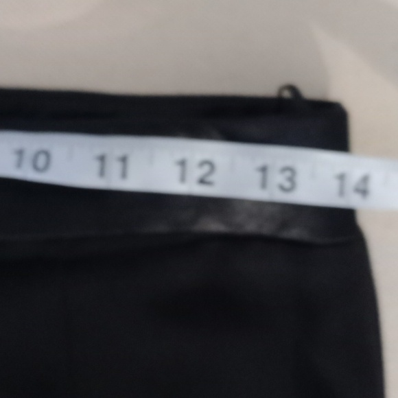 JS signature collection wide leg dress pants with slits and bling buckle  4 - Picture 4 of 10